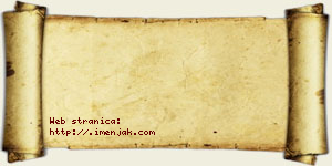 Anđela Bosiljčić vizit kartica